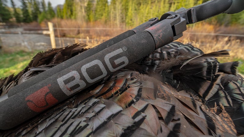 BOG Adrenaline Camo Bipod Shooting Rest with Lightweight Aluminum Construction, Switcheroo System, Universal Shooting Rest Head, Lever Locks, High Density Foam Grip, for Hunting, Shooting, and Outdoor - Image 1